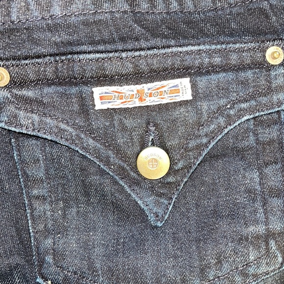 Hudson Dark Denim Low Rise Boot Cut Jeans Size 27 - Picture 7 of 7